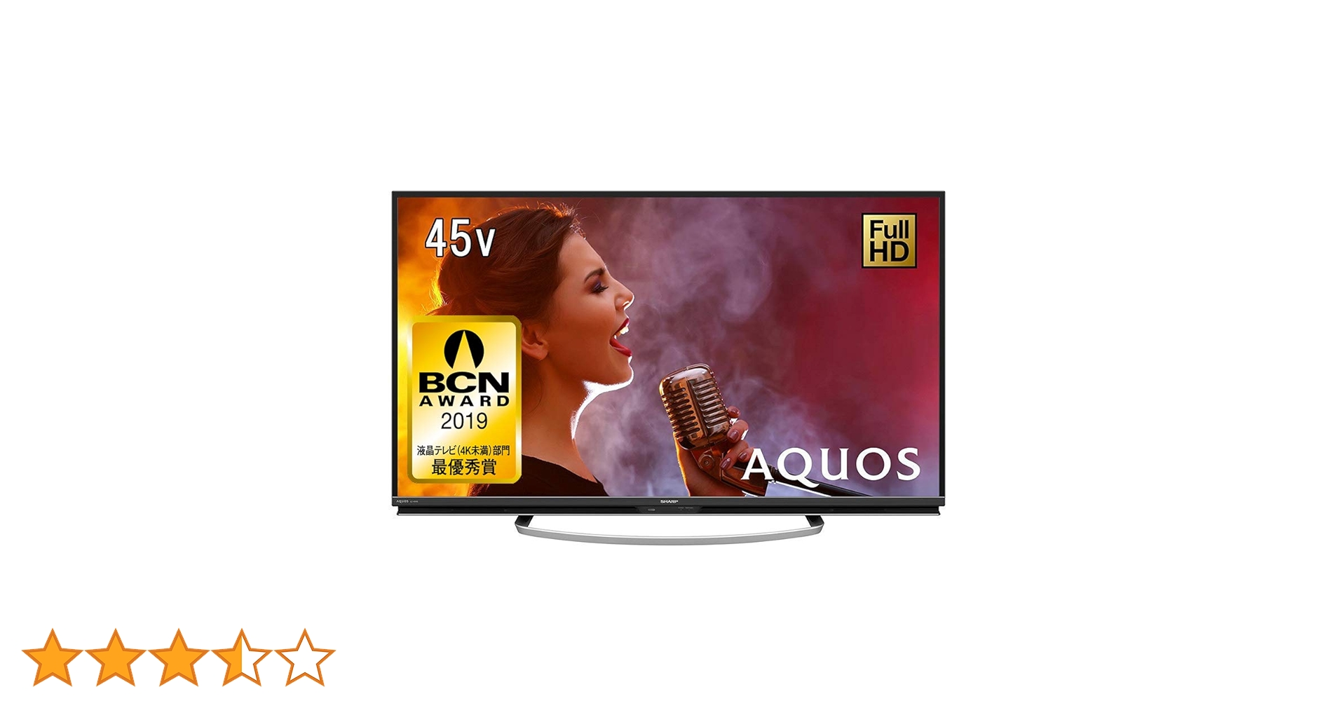 シャープ 45V型 液晶テレビ LC-45W5 フルハイビジョン 動画アプリ搭載 Amazon | シャープ 45V型 AQUOS フルハイビジョン 液晶テレビ LC-45W5